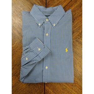 Men's Blue Checkered Shirt